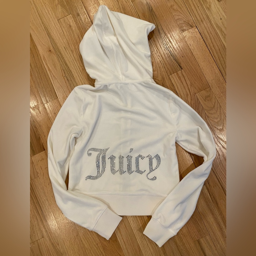 Juicy Couture OG Big Bling Velour Hoodie